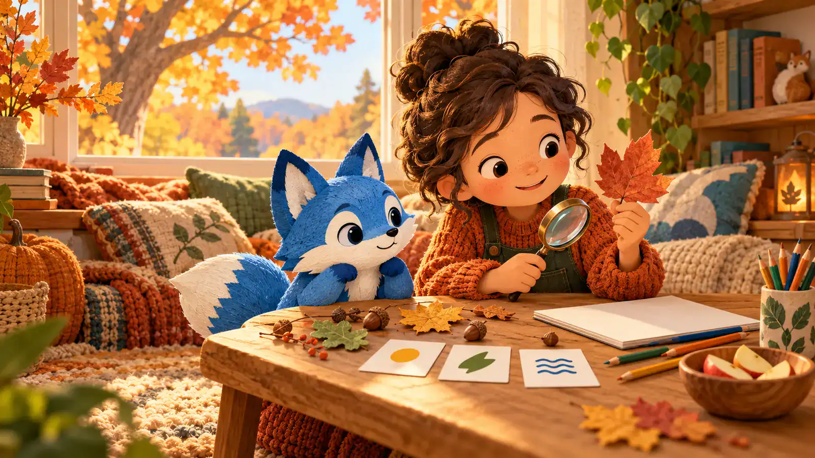 Bluefoxlearn screen free autumn